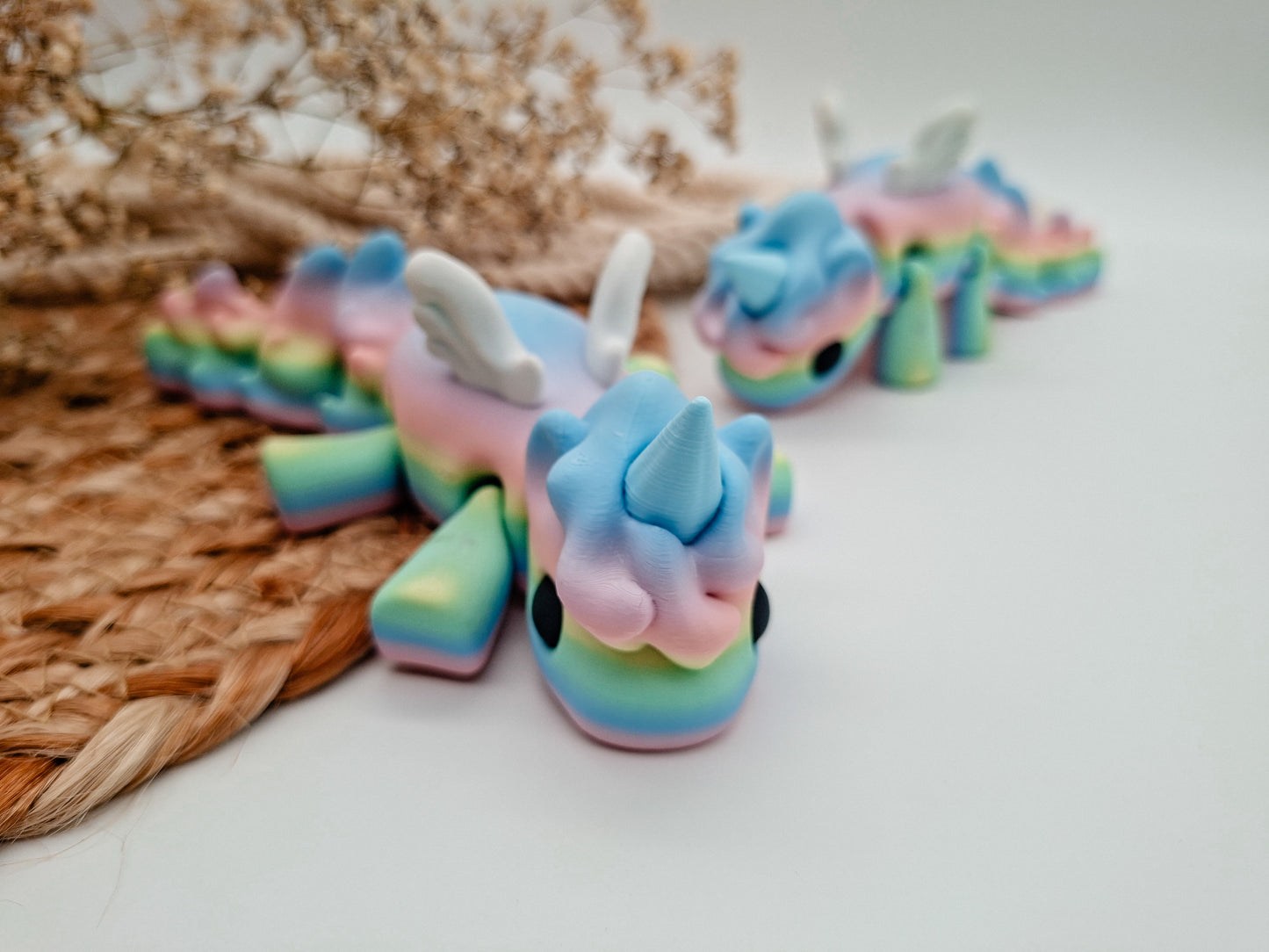 Magisches Regenbogen-Einhorn - 3D-gedruckte Deko für alle Fantasy-Fans ab 14+