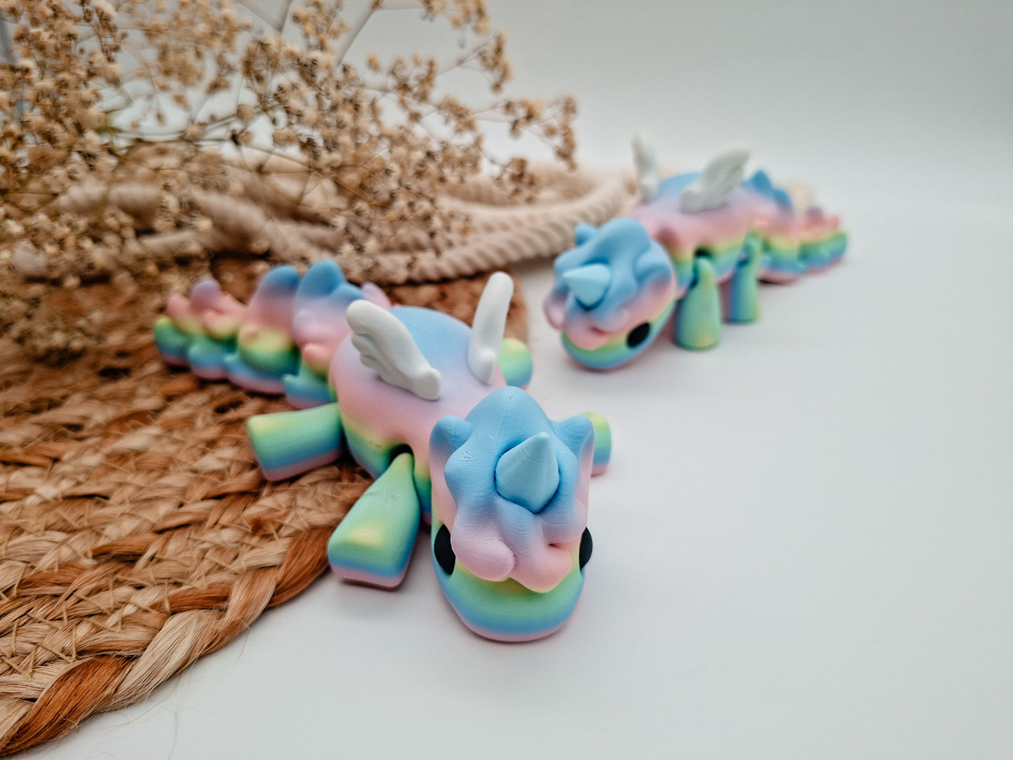 Magisches Regenbogen-Einhorn - 3D-gedruckte Deko für alle Fantasy-Fans ab 14+