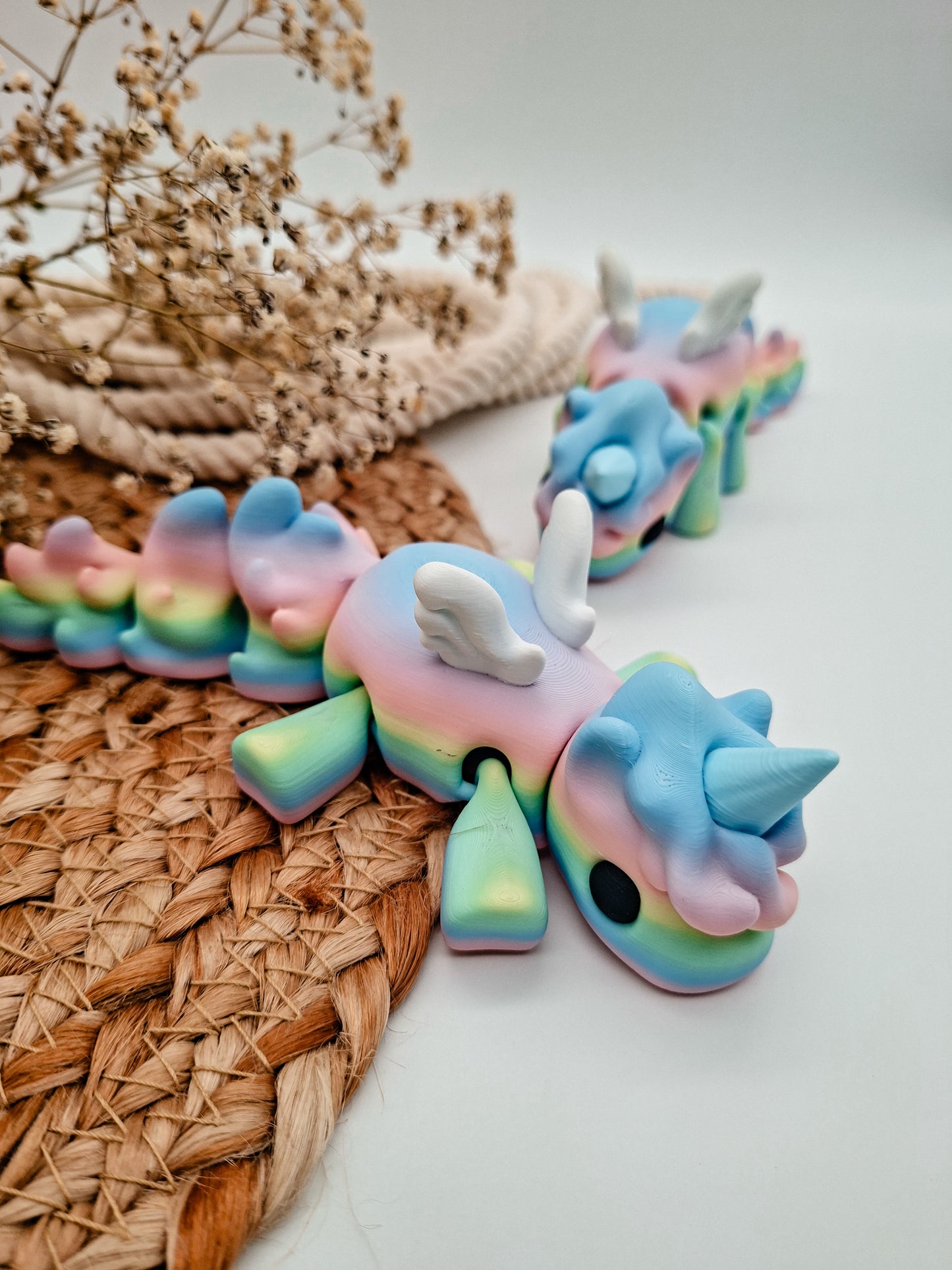 Magisches Regenbogen-Einhorn - 3D-gedruckte Deko für alle Fantasy-Fans ab 14+