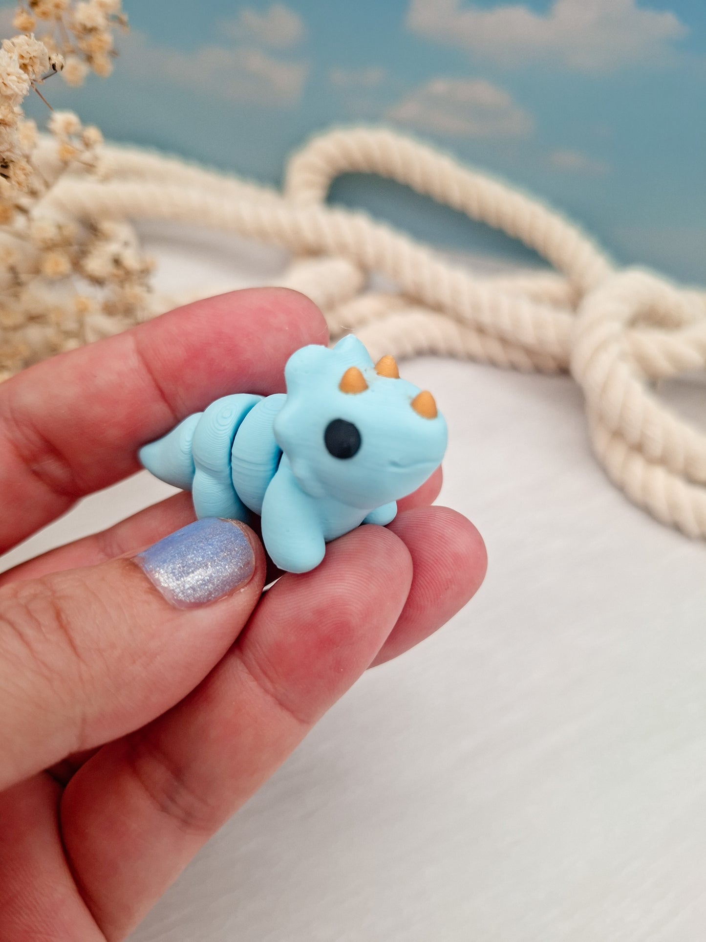 Triceratop - dein wackeliger Mini-Begleiter