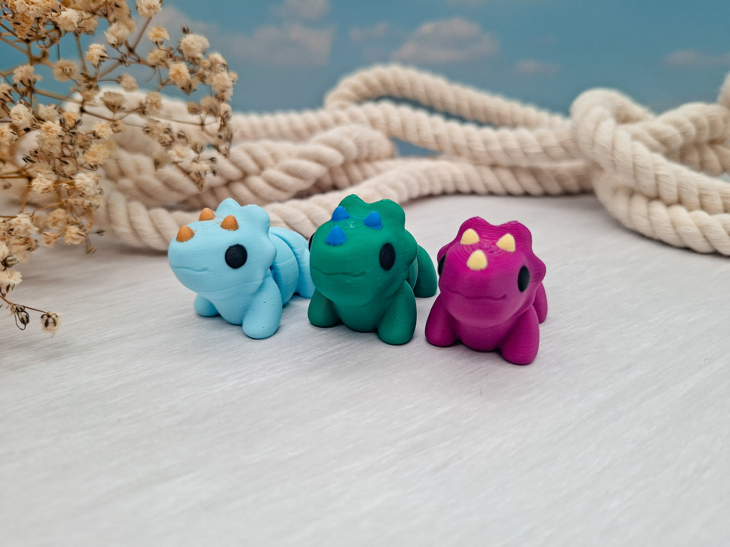 Triceratop - dein wackeliger Mini-Begleiter