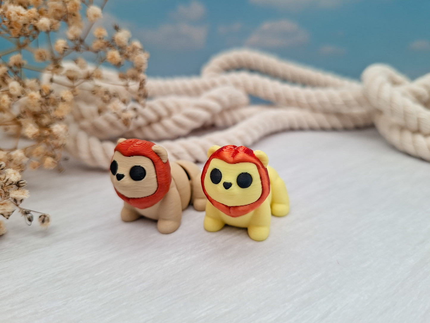 Löwe - dein wackeliger Mini-Begleiter