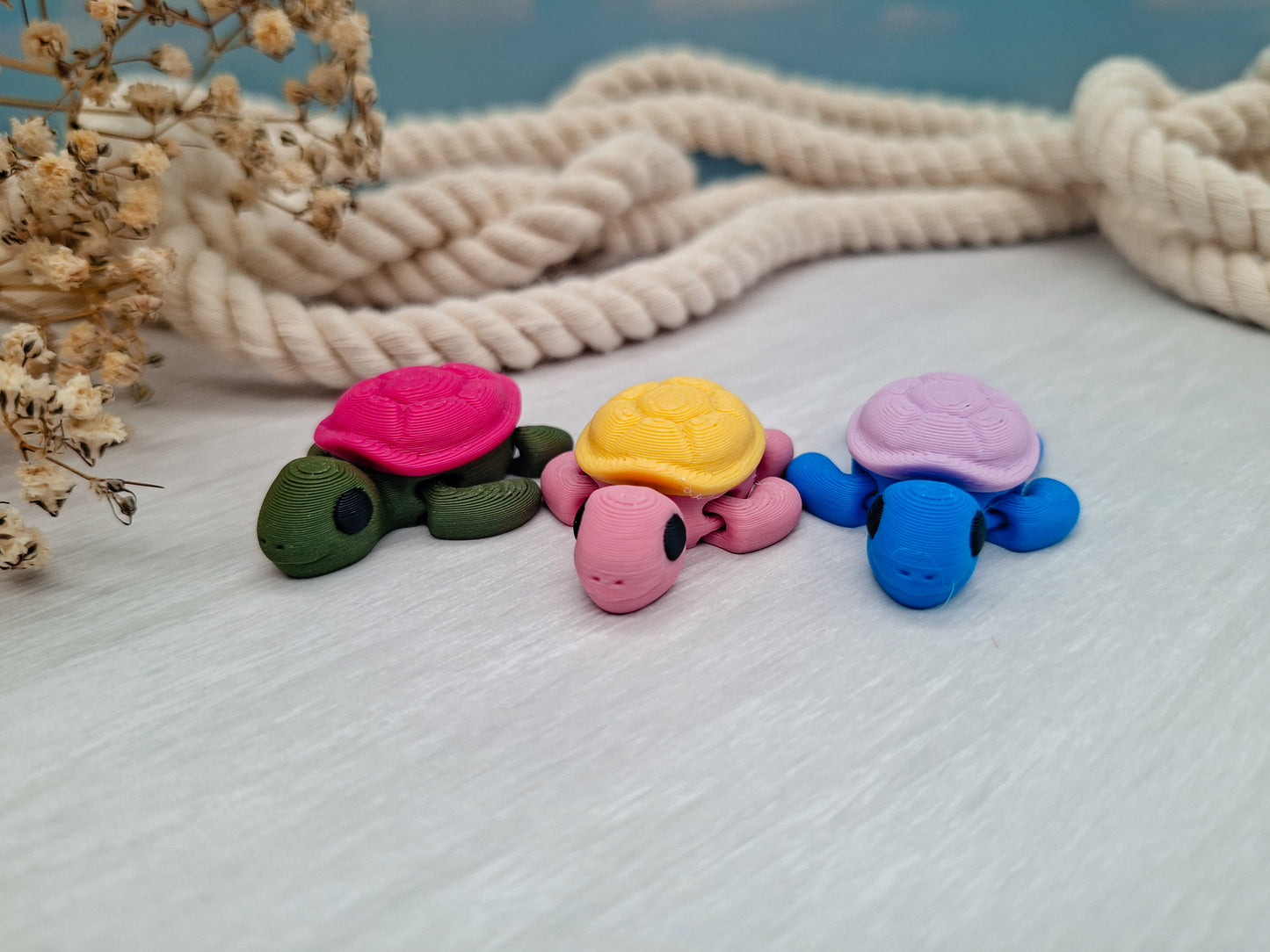 Meeresschildkröte - dein wackeliger Mini-Begleiter