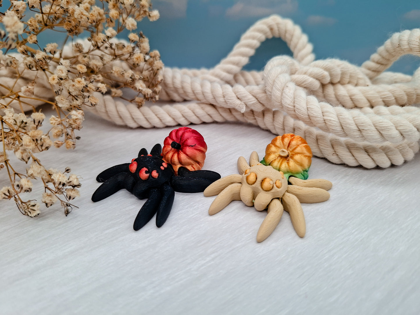 Pumpkin-Spinne - dein wackeliger Mini-Begleiter