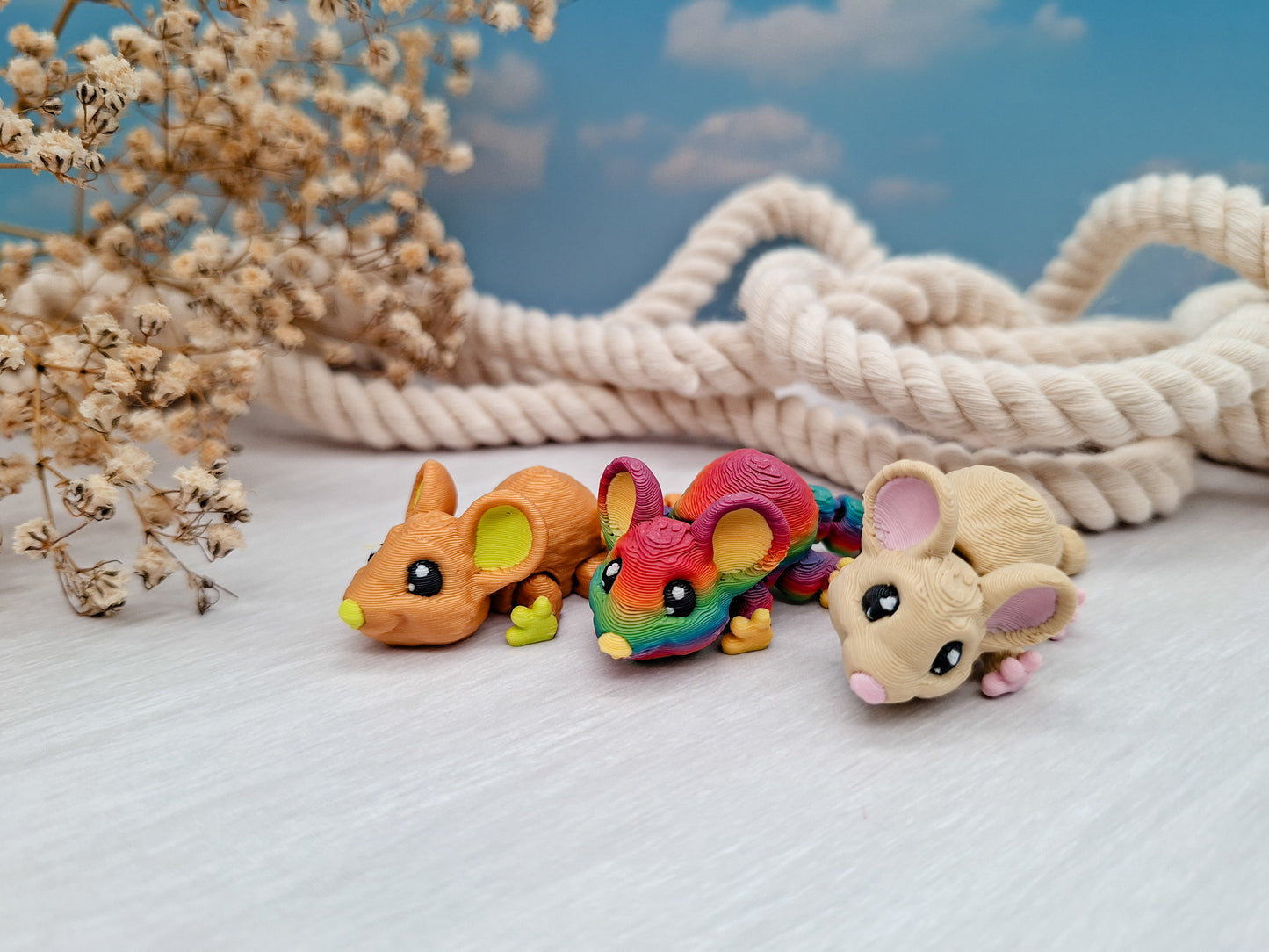 Flexi-Maus - dein wackeliger Mini-Begleiter