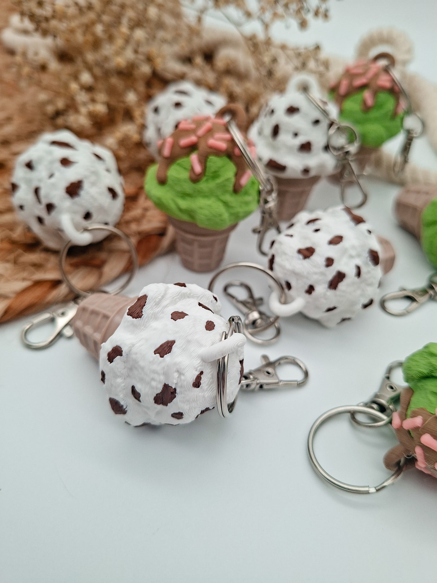🍦 3D-gedruckter Eis-Klicker – Süßer Fidget-Anhänger für kreative Seelen