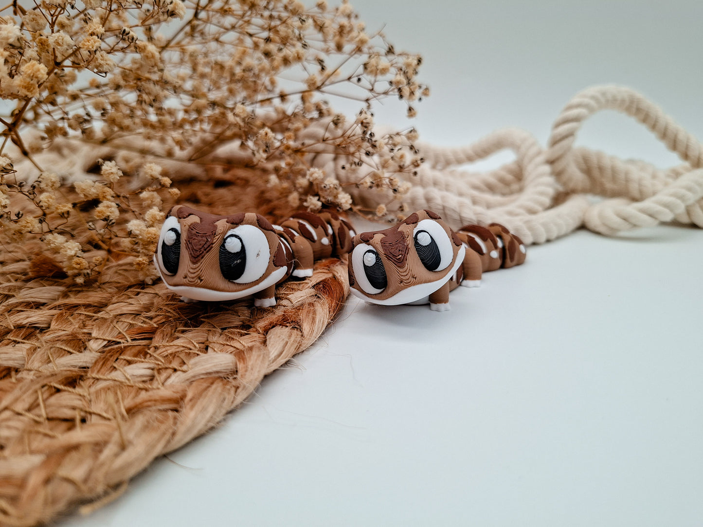 Zino der Gecko – verspielte 3D-Figur als Deko & Geschenk für Tierfreunde