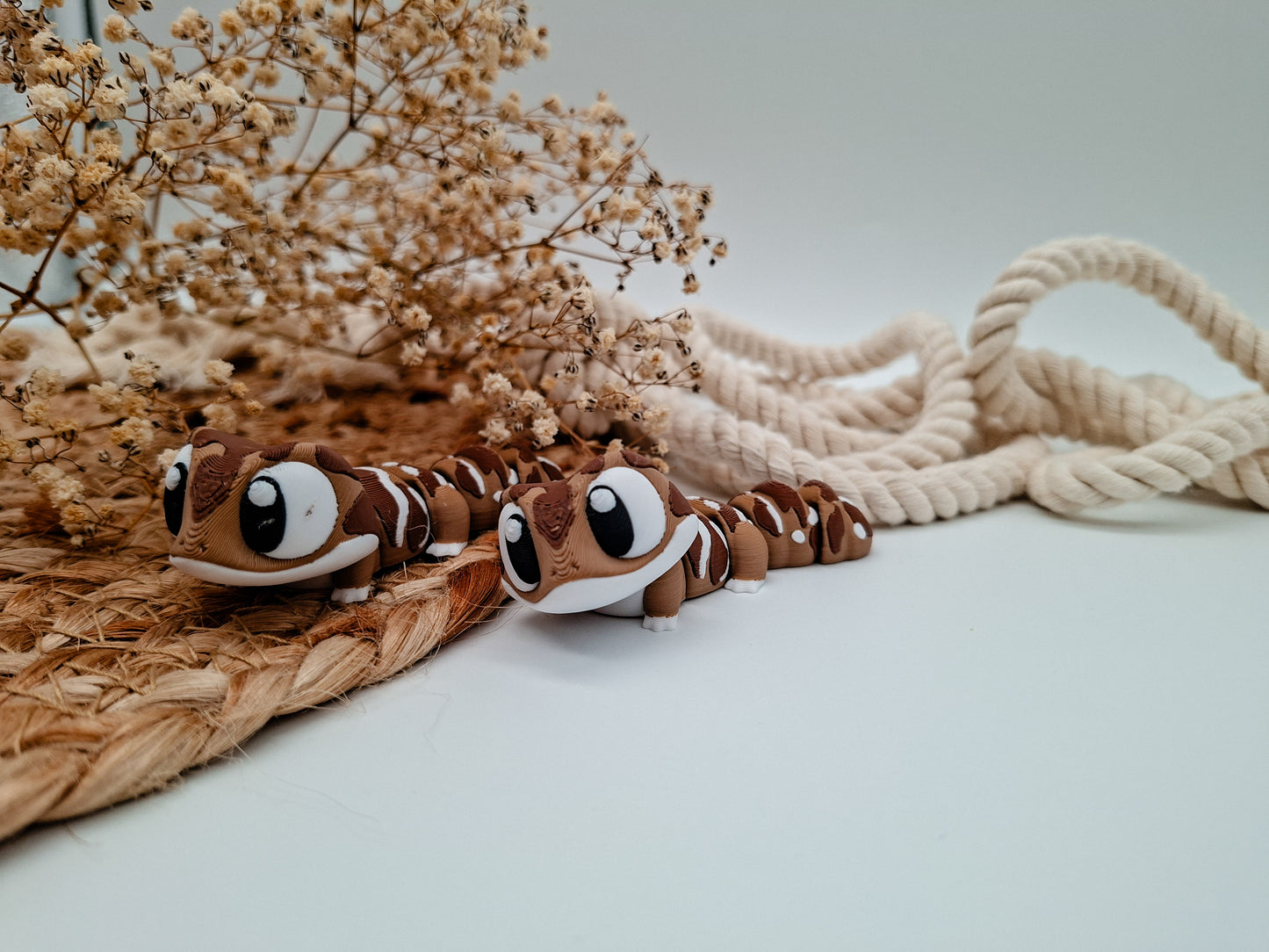 Zino der Gecko – verspielte 3D-Figur als Deko & Geschenk für Tierfreunde