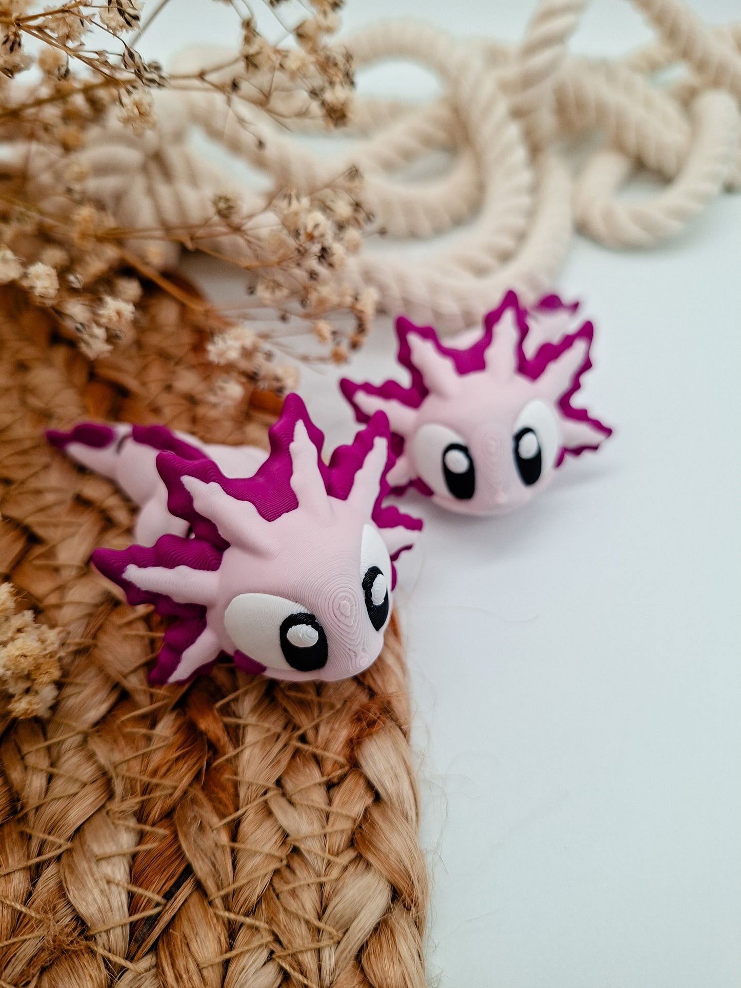 Lumi das Axolotl – verträumte 3D-Figur als Deko & Geschenkidee