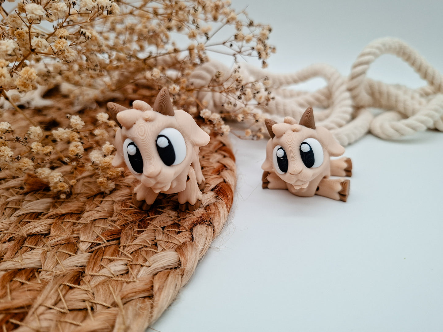 Nelli die Ziege – freche 3D-Figur als Deko & Geschenkidee mit Charakter