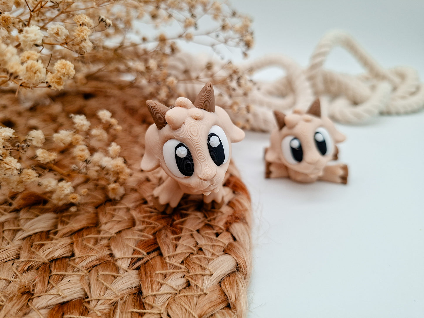 Nelli die Ziege – freche 3D-Figur als Deko & Geschenkidee mit Charakter