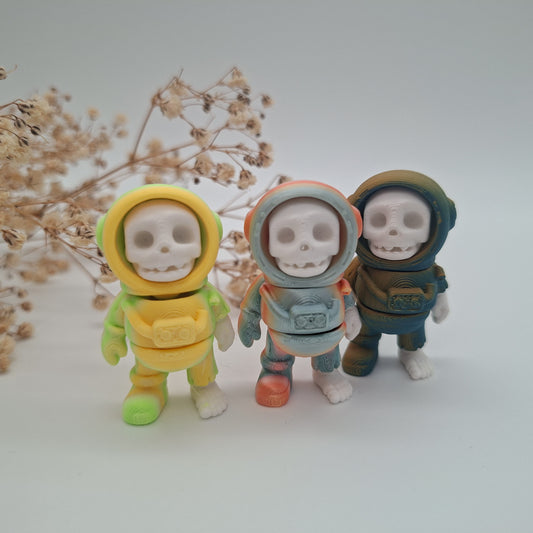 Jiggle Tiny Skelett Astronaut - Dein kleiner Wackelheld