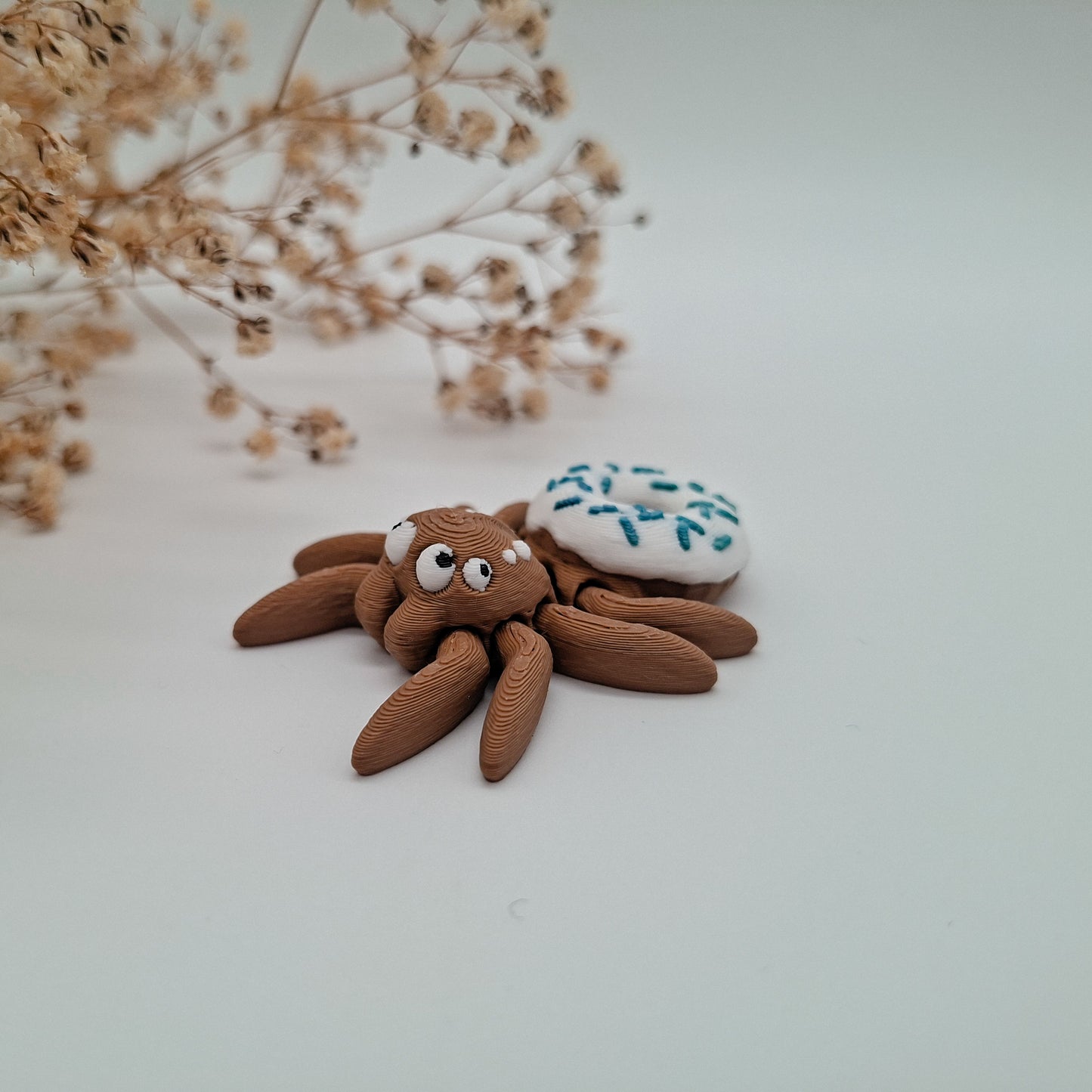 Jiggle Donut Spinne - Dein kleiner Glücksbringer