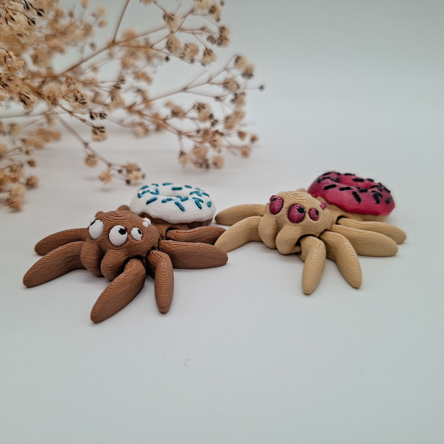 Jiggle Donut Spinne - Dein kleiner Glücksbringer