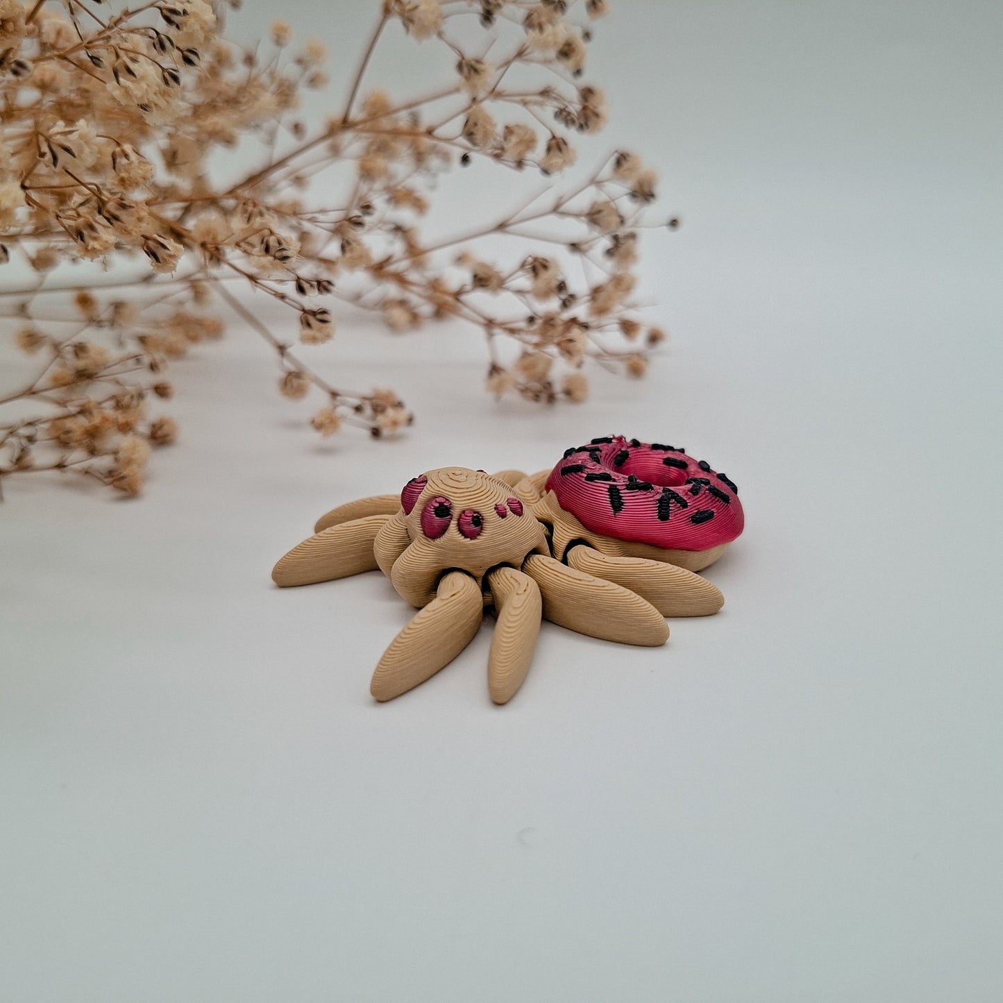 Jiggle Donut Spinne - Dein kleiner Glücksbringer