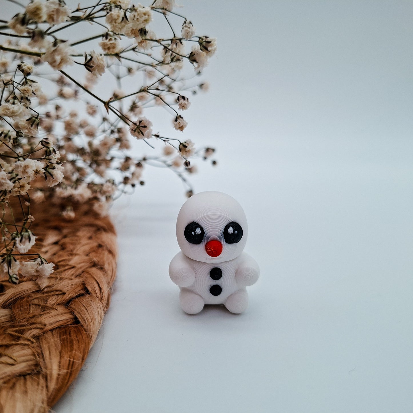 Weihnachts-Jiggle Baby Snowman – 3D-gedruckte Mini-Figuren