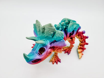 3D gedruckte Triceratops