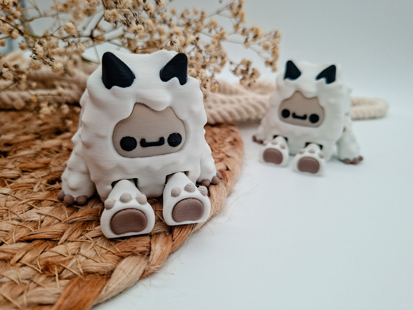 Abenteuerlicher 3D-Yeti - Dein frostiger Freund aus dem Hochland!