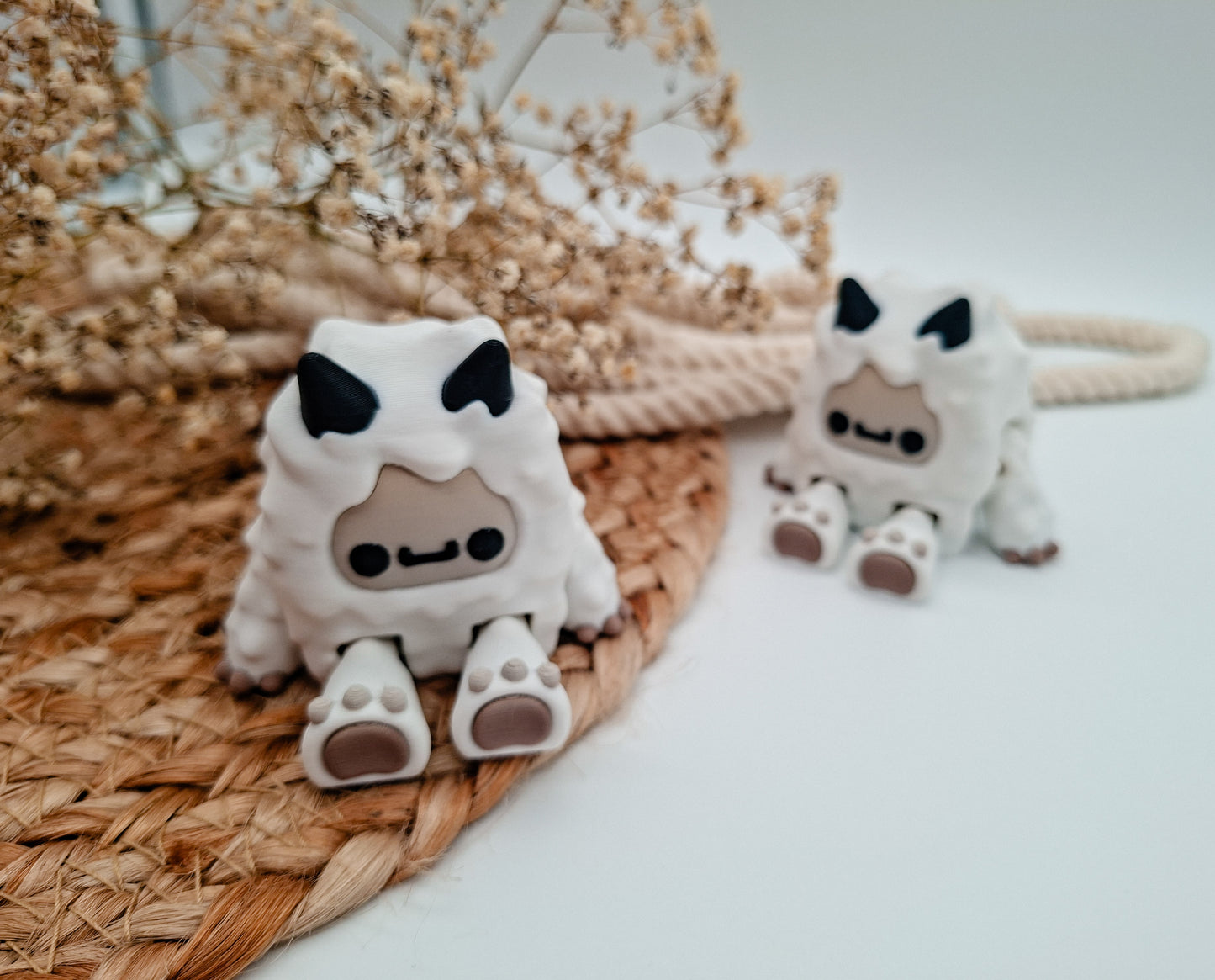 Abenteuerlicher 3D-Yeti - Dein frostiger Freund aus dem Hochland!