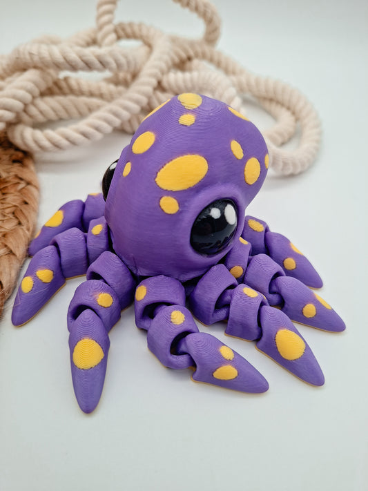 Oktopus in lila