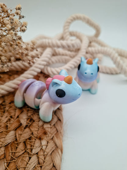 Einhorn in Silk-Rainbow