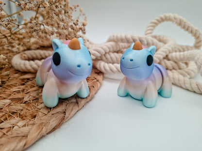 Einhorn in Silk-Rainbow