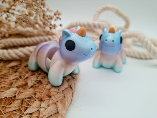 Einhorn in Silk-Rainbow