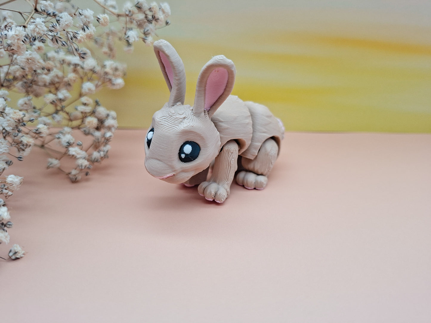 Kawaii-Hasen – 3D-gedruckte Sammelfiguren in sanften Farben