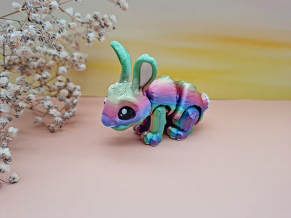 Kawaii-Hasen – 3D-gedruckte Sammelfiguren in sanften Farben