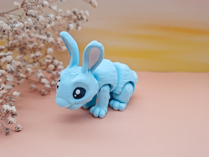 Kawaii-Hasen – 3D-gedruckte Sammelfiguren in sanften Farben
