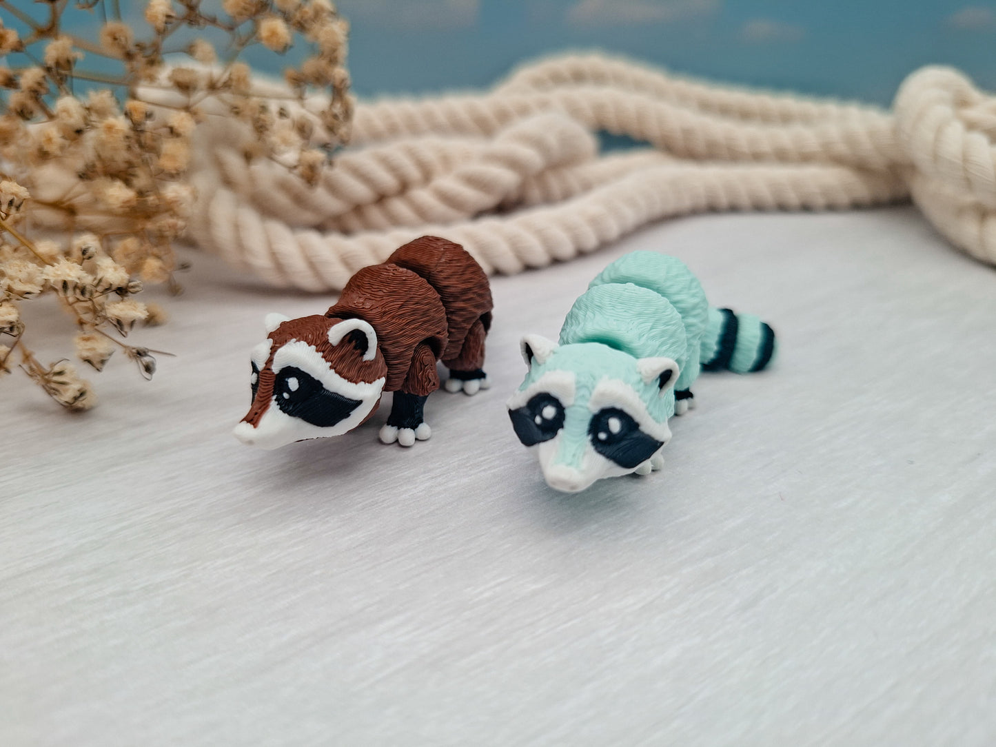 Waschbär - dein wackeliger Mini-Begleiter