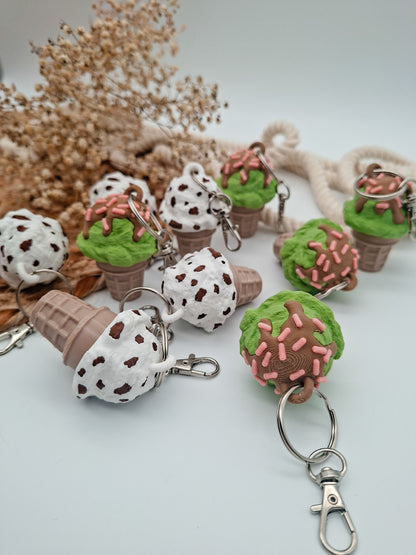 🍦 3D-gedruckter Eis-Klicker – Süßer Fidget-Anhänger für kreative Seelen