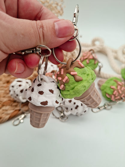 🍦 3D-gedruckter Eis-Klicker – Süßer Fidget-Anhänger für kreative Seelen