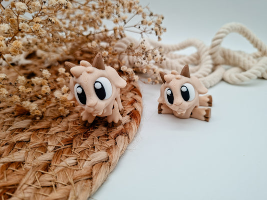 Nelli die Ziege – freche 3D-Figur als Deko & Geschenkidee mit Charakter