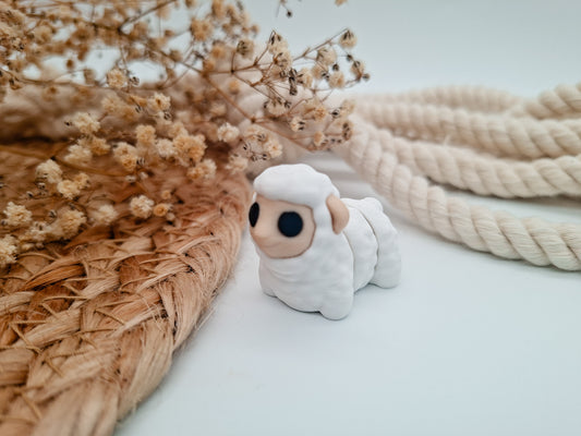 Jiggle Baby Schaf - Bunte 3D-Mini-Figuren zum Verschenken und Sammeln
