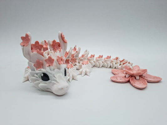 3D-Druck Blüten-Drache – einzigartige Fantasy Figur zum Sammeln & Verschenken