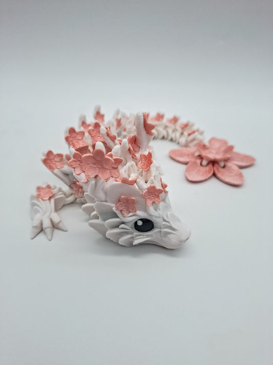 3D-Druck Blüten-Drache – einzigartige Fantasy Figur zum Sammeln & Verschenken
