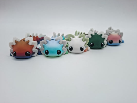 3D-Druck Axolotl Flexi – detailreiche Figur für Sammler & Tierfreunde