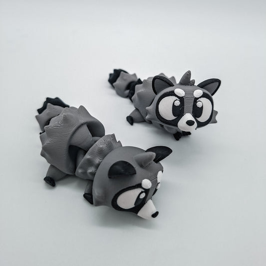 3D-Druck Waschbär – detailreiche Figur für Sammler & Tierfreunde