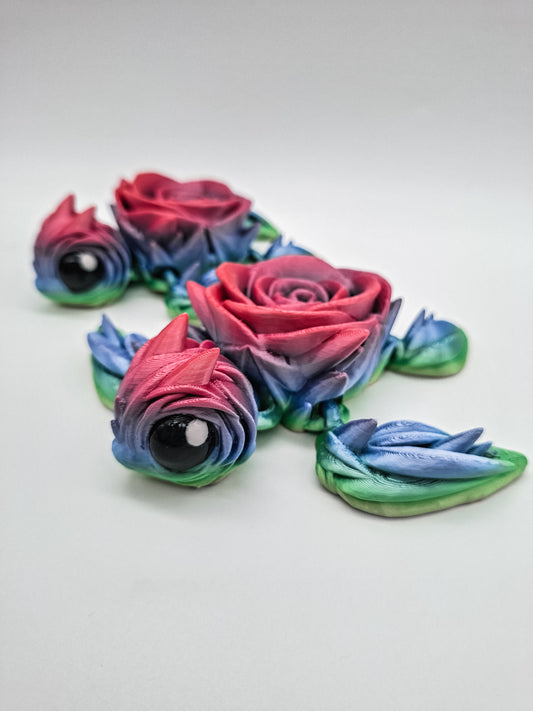 Rosen-Schildkröte – Fantasie in Blüte