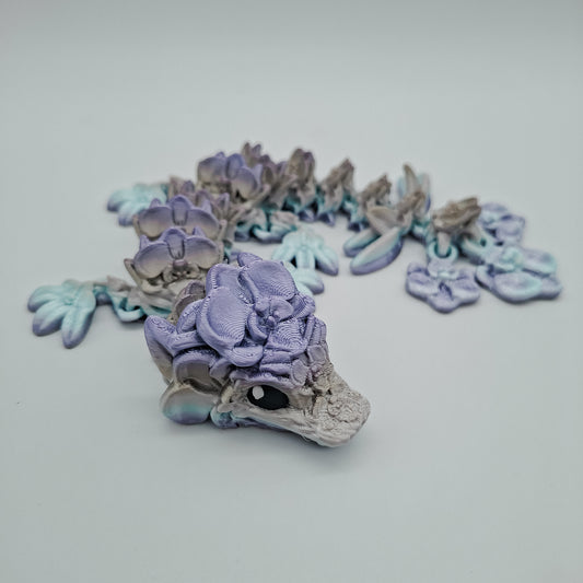 Baby Orchid Drache – Handgefertigte 3D-Figur