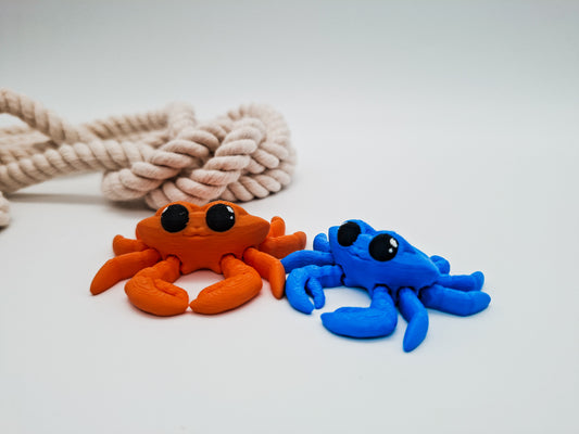 Jiggle KrabbeCW - Bunte 3D-Mini-Figuren zum Verschenken und Sammeln