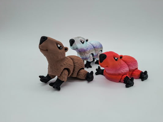 3D-gedruckte Capybara-Figur – das perfekte Geschenk für Tierfreunde