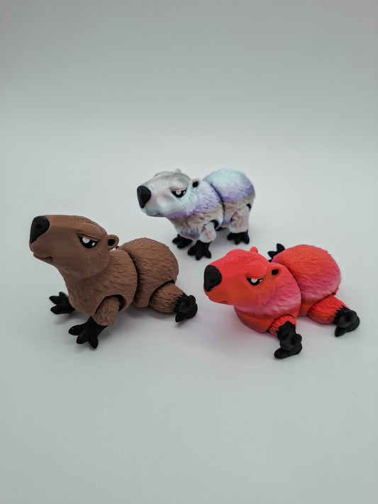 3D-gedruckte Capybara-Figur – das perfekte Geschenk für Tierfreunde