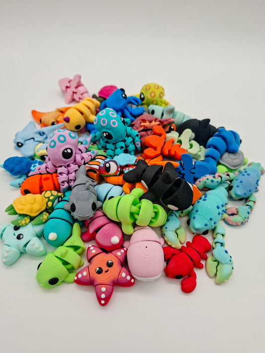Jiggle Meerestiere 15er-Set – die bunte Unterwasserwelt