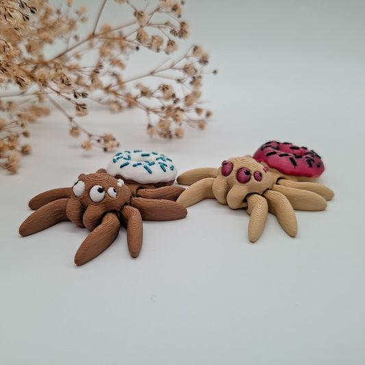 Jiggle Donut Spinne - Dein kleiner Glücksbringer