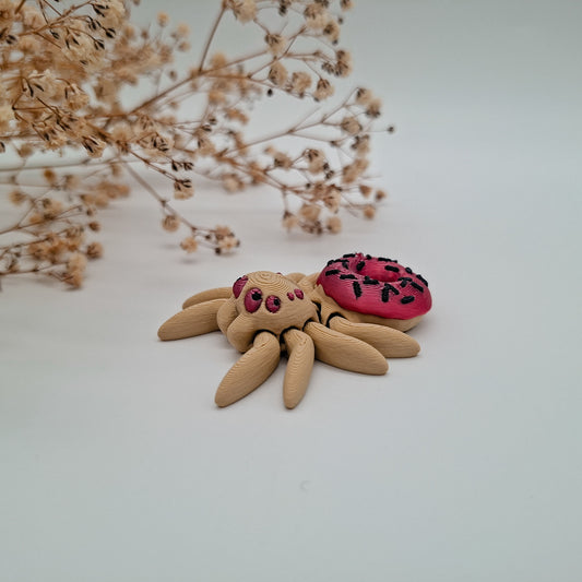 Jiggle Donut Spinne - Dein kleiner Glücksbringer