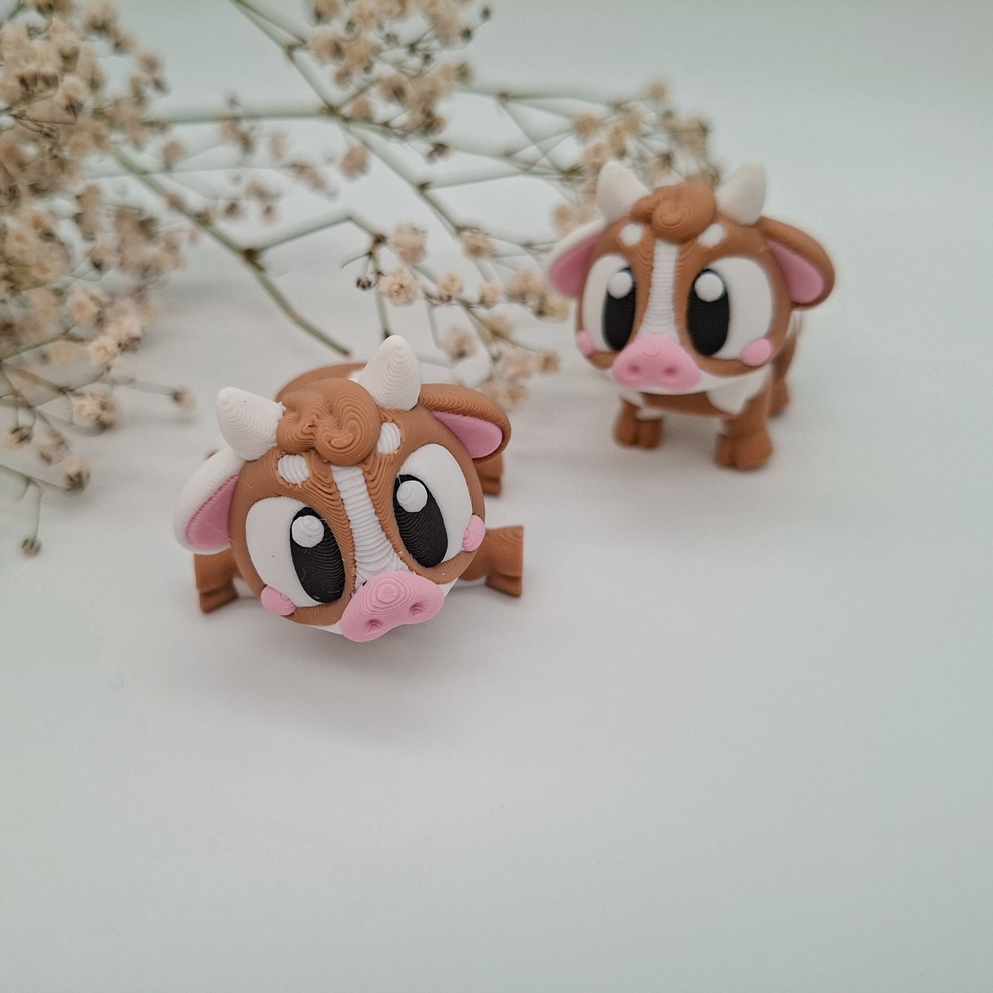 Wobbles Kuh Frieda – Die charmante Weihnachtskuh aus dem 3D-Druck