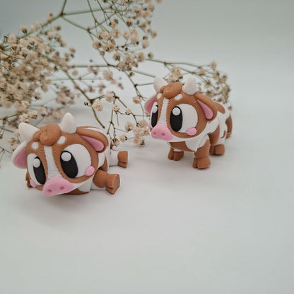 Wobbles Kuh Frieda – Die charmante Weihnachtskuh aus dem 3D-Druck