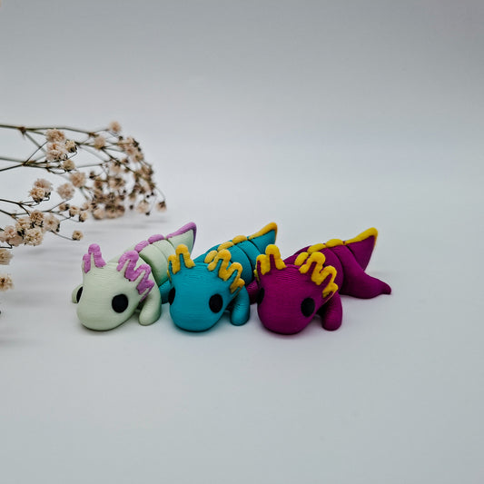 Jiggle New Baby Axolotl – Bunter Wackelfreund